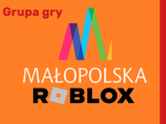 Grupa gry "Małopolska w ROBLOX'