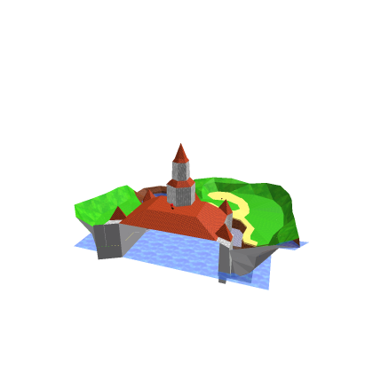 Inside the castle
