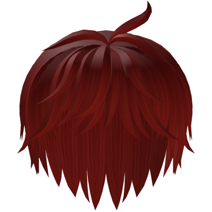 Red Messy Curly Hair 2.0 Roblox item