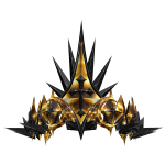 Gold and Black Crown