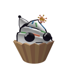 YIPPEE Anniversary Cupcake [EXCLUSIVE]
