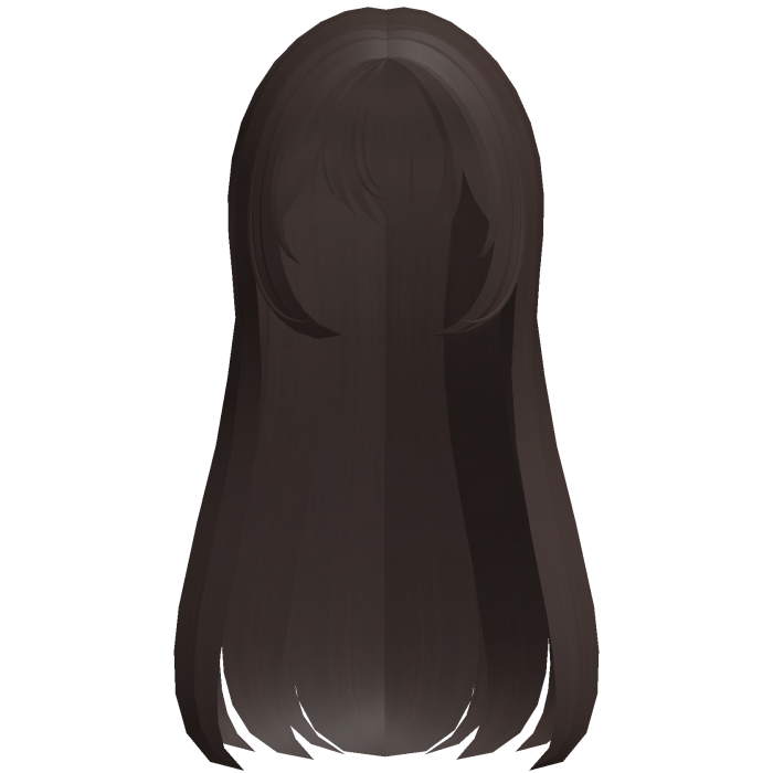 Flowy Emo Long Hair in Brown