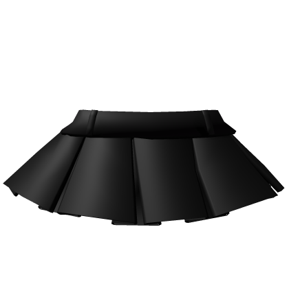 Chibi Doll Mini Skirt ♡ Black / Pleated Roblox item