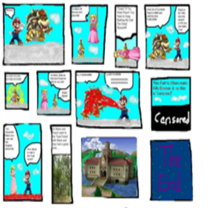 Mario Comic 2 Roblox decal