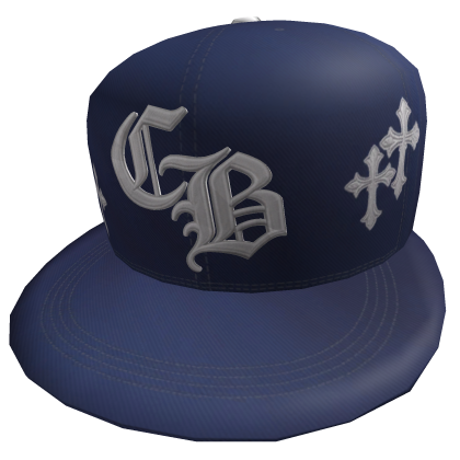 Blue Chrome DB Tilted Hat