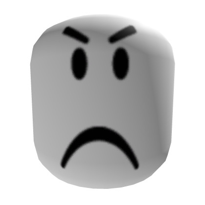 I Am Not Amused Classic Face (White) Roblox item