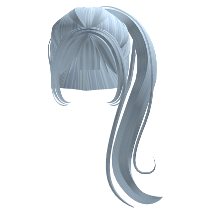 Wavy Long Side Ponytail in Light Blue Roblox item