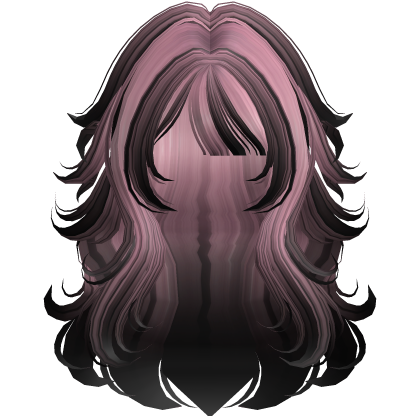 Ghost Chibi Anime Fluffy Layered Hair (Pink)