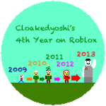 Cloakedyoshi's Fourth Year on Roblox
