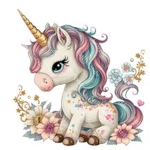 Unicorn girl best friends