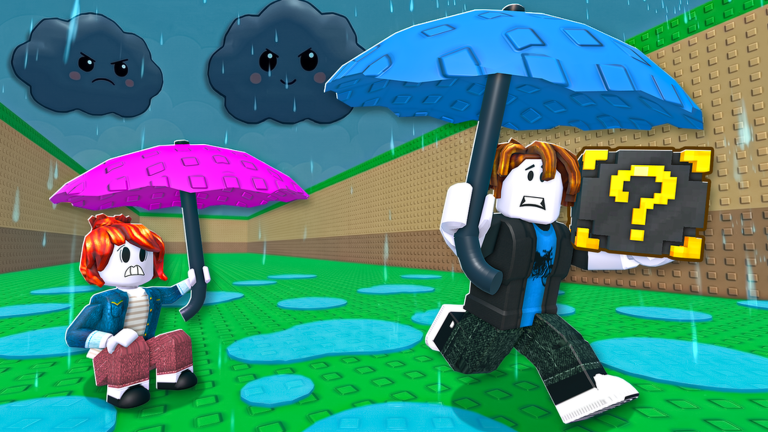Escape Rain For Lucky Blocks screenshot 1