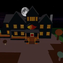 halloween house icon