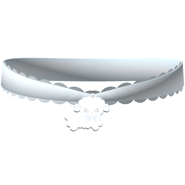♡ : sheep choker in blue