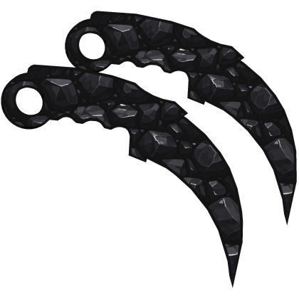 DUAL KARAMBITS: COAL thumbnail