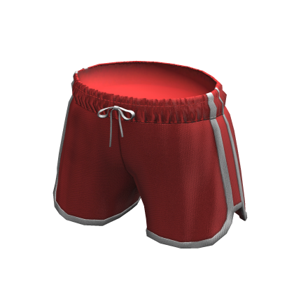 BB Athletic Loose Gym Drawstring Shorts Red thumbnail