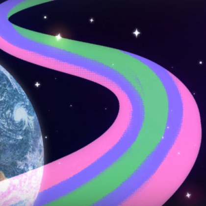 Trigender Pride LGBTQ+ in Space