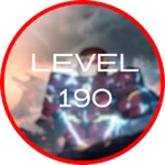 Level 190 Roblox badge thumbnail