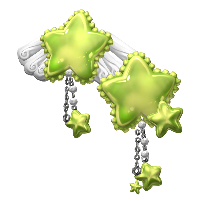 Wishfall Winged Star Clips 