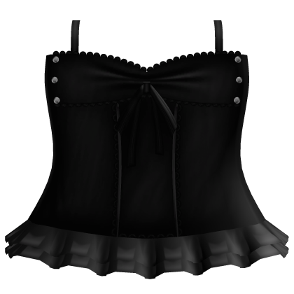 black 3.0 dress with studs gothic Roblox item
