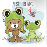 Bear and Froggie !