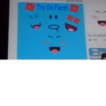 Try on faces