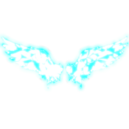 Animated Glowing Angel Wings - Emissive Blue