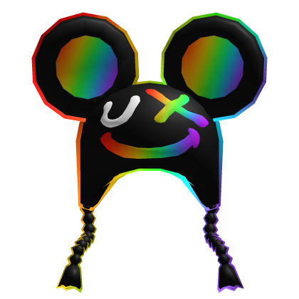 KreekCraft Hat (Black/Rainbow) V2 Roblox avatar item