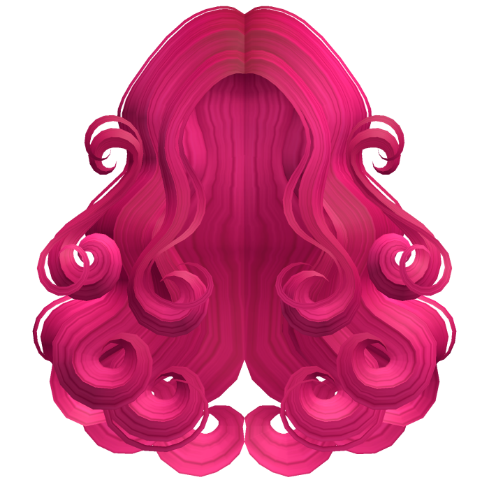 Kawaii Cloud Nine Swirls Hot Pink