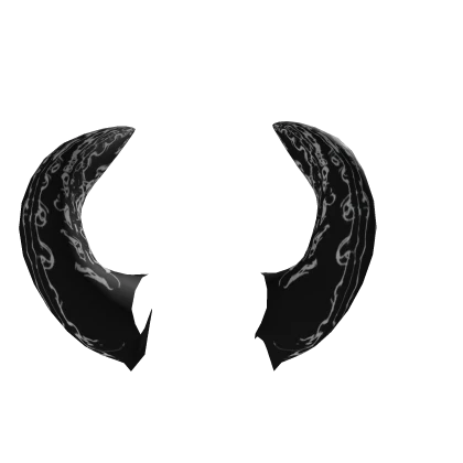 Classic Sinister Chrome Horns Roblox item render