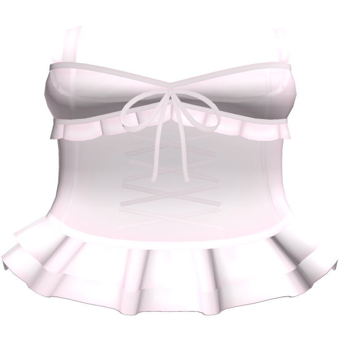 pink ruffle corset dress
