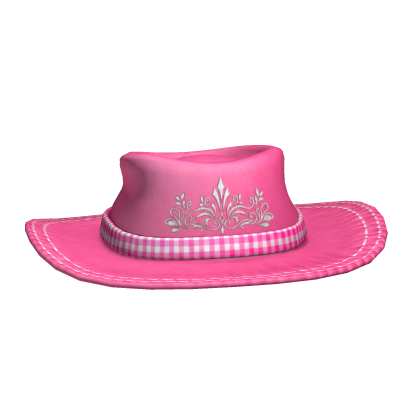 halloween cowgirl cowboy hat pink Roblox item