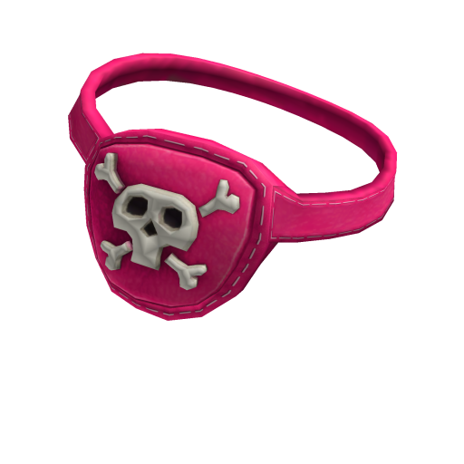 Neon Pink Pirate Patch