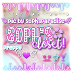 - [ soph’s closet ! ] -