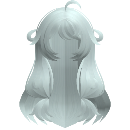 teal adorable poofy long moe hair