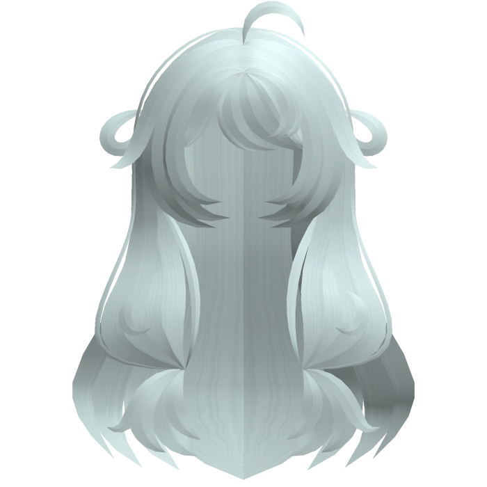 teal adorable poofy long moe hair