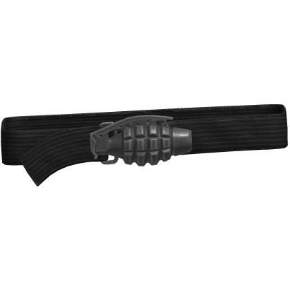 Y2k Grunge Grenade Belt Black 1.0