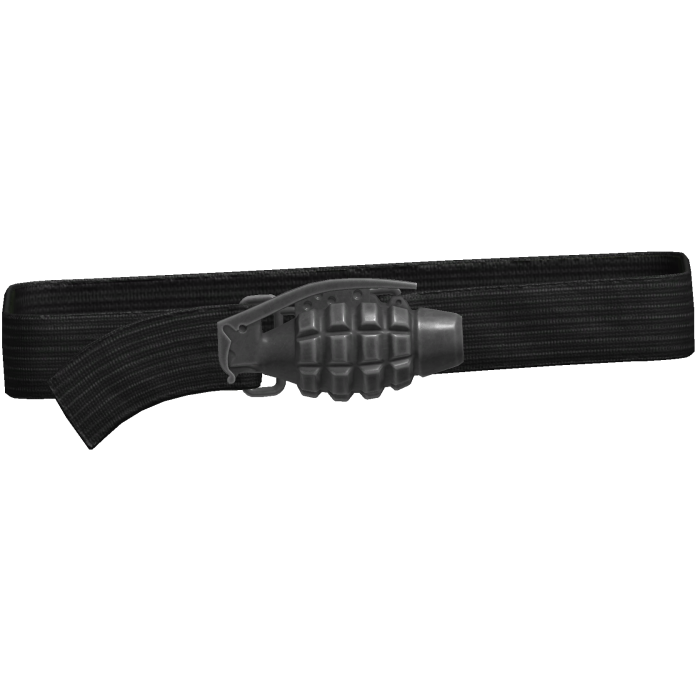 Y2k Grunge Grenade Belt Black 1.0