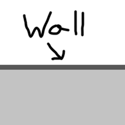stare at a wall