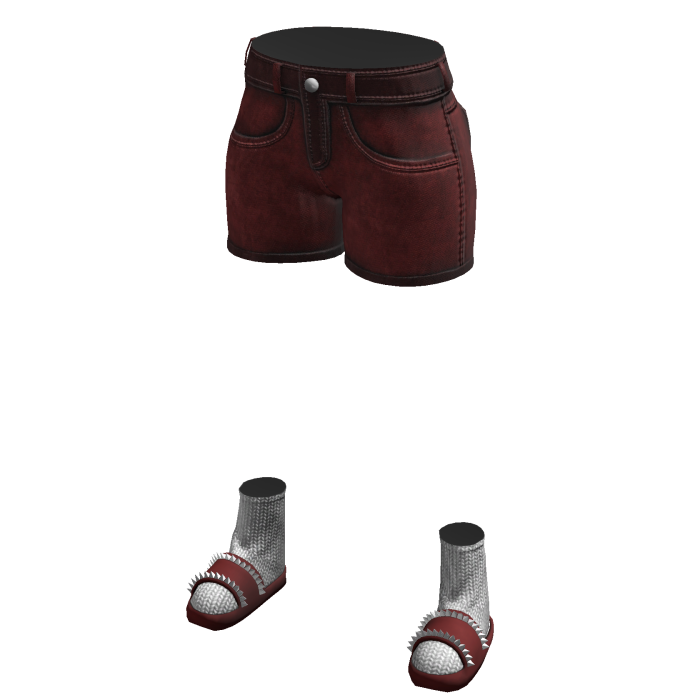 Red Cute Girl Y2K Low Rise Mini Denim Jorts