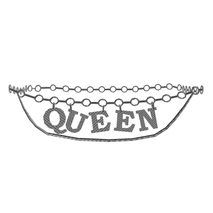 SG| Sadity Silver QUEEN Waist Chain thumbnail
