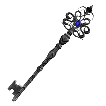 Silver & Blue Magical Key 