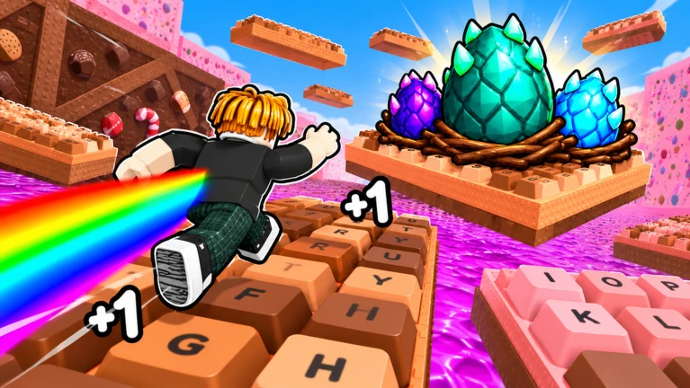 +1 Speed Keyboard for Eggs Wiki: Game Meme & Lucu-lucuan, Obby ...