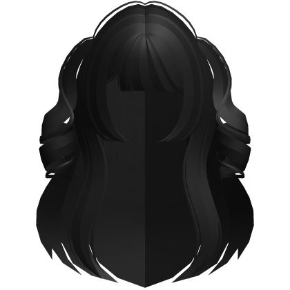 princess long straight hime curly black