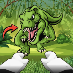 Don't get eaten by dinos
