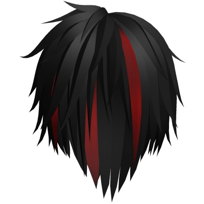 Red Assorted Fluffy Spiky Niche VKei Hair 49.