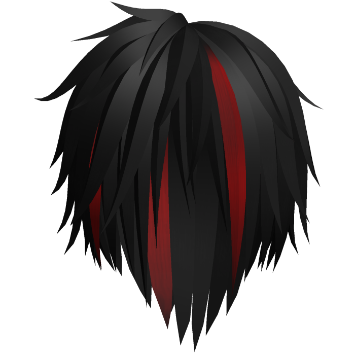 Red Assorted Fluffy Spiky Niche VKei Hair 49.