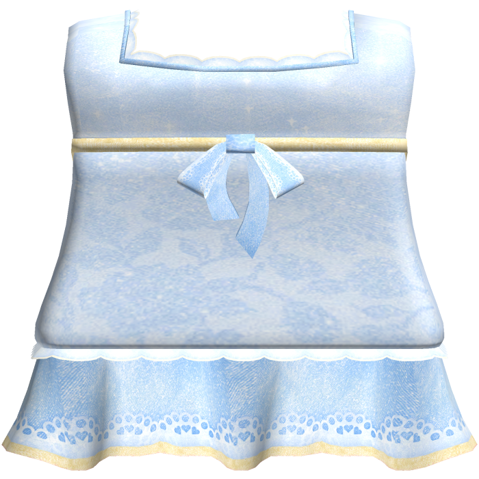 Blue glittery lace dress