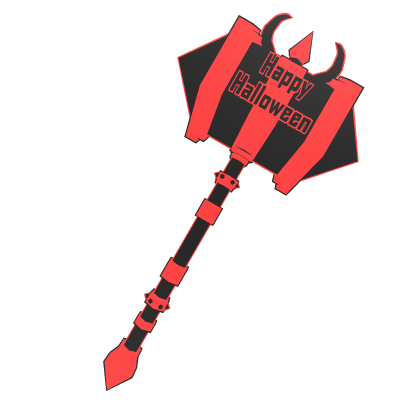 Happy Halloween Hammer - Red