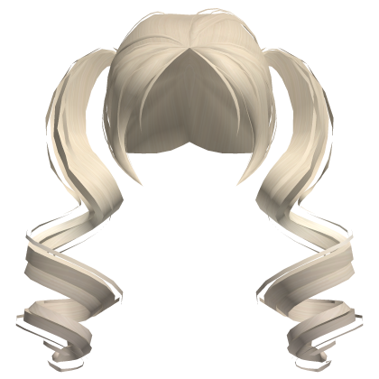 Pastel Blonde Twintails Roblox item
