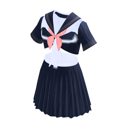 Anime School Girl Uniform | Blue thumbnail